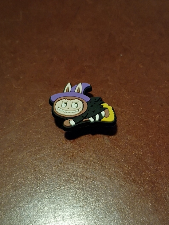 CROCS Other - 10 for $10 Jibbitz Croc Charms - Labubu Monster Black & Purple Witch 5
